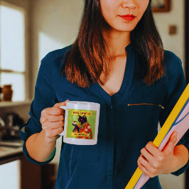 More Espresso, Less Depresso ツートーンマグカップ