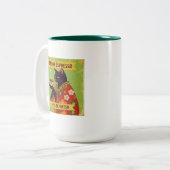 More Espresso, Less Depresso ツートーンマグカップ (正面左)