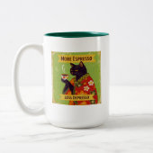 More Espresso, Less Depresso ツートーンマグカップ (左)