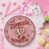 More Espresso Less Depresso ペーパープレート (パーティー)
