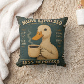 More Espresso Less Depresso Coffee Lover クッション (ブランケット)