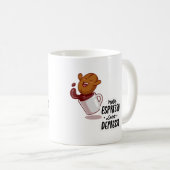 More Espresso, Less Depresso Mug コーヒーマグカップ (正面右)