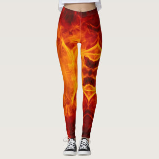More Fire - Power Yoga Leggings レギンス