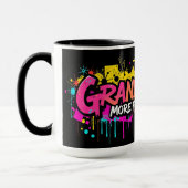 More Fun Than Wi-Fi Grandparent Day マグカップ (左)