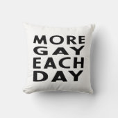 More Gay each day  クッション (正面)
