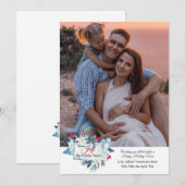 More Joy Holiday Pregnancy Announcements  案内状 (正面/裏面)