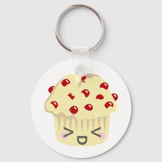More Kawaii Muffin Faces キーホルダー (正面)