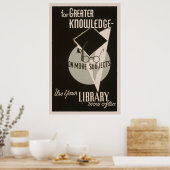More Knowledge Library 1940 WPA Vintage Poster ポスター (キッチン)