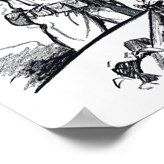 More Metal -- World War Two Cartoon ポスター (角)