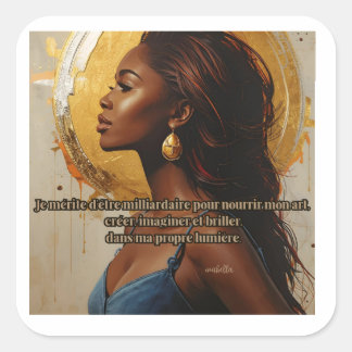 More motivational version スクエアシール