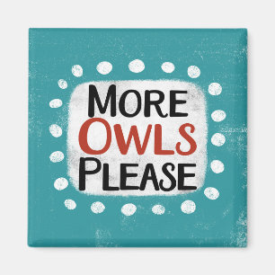 More Owls冷蔵庫磁石 マグネット