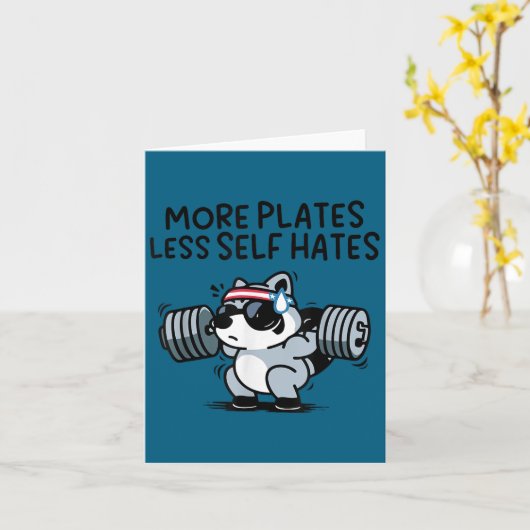 More Plates Less Self Hates Ssum Gym カード (黄色い花)