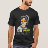 More Pride Less Prejudice Lgbtq Gay Proud Ally Pri Tシャツ (正面)