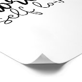 More Self Love - Boho Minimalist Motivational  ポスター (角)