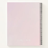 More Self Love Large Spiral Notebook ノートブック (裏面)