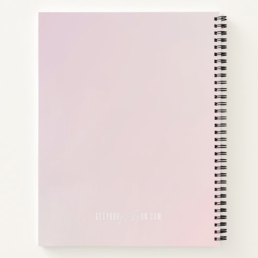 More Self Love Large Spiral Notebook ノートブック (裏面)