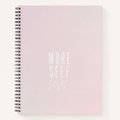 More Self Love Large Spiral Notebook ノートブック (正面)