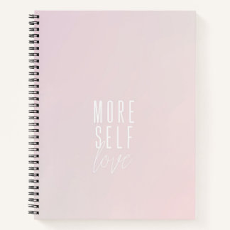 More Self Love Large Spiral Notebook ノートブック