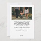 More Snuggles 2026 New Year White Pet Photo シーズンカード (裏面)