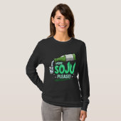 More Soju Please Korean Drink Tシャツ (正面フル)