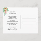 More Sun No Snow New Addressフロリダの地図 案内ポストカード (裏面)