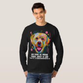 More Than A Lab Shesラベル付きラブラドール取得 Tシャツ (正面フル)