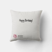 More than flowers, I love you  クッション (裏面)