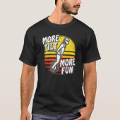 More Tilt More Fun Unicycle Electric Unicycle Solo Tシャツ (正面)