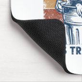 More Trash Can Less Trash Can't Trash Panda Raccoo マウスパッド (コーナー)