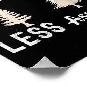 More Trees Less Holes Ugly Christmas Sweater ポスター (角)