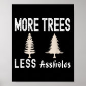 More Trees Less Holes Ugly Christmas Sweater  ポスター (正面)