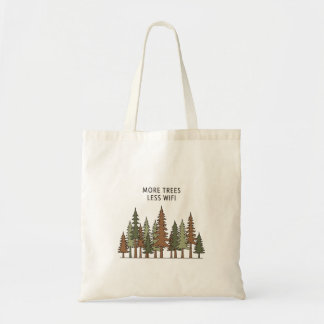More Trees Less WiFi Tote  Eco Friendly Nature bag トートバッグ