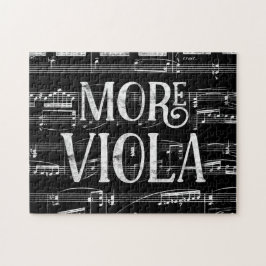 More Viola Chalkboard -白黒音楽 ジグソーパズル