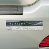 morebeachのバンパーステッカー バンパーステッカー (車上)