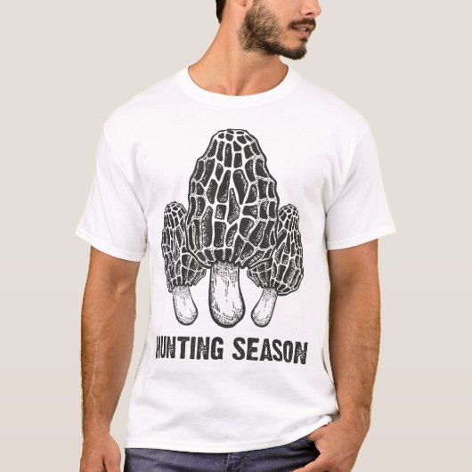 Morel Mushroom Hunting Season Tシャツ (正面)