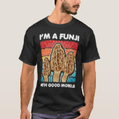 Morels Foraging Mycologist for Mushroom Hunters Tシャツ (正面)