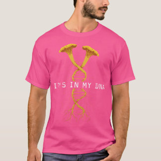 Morels Shroom HunterのキノコDna菌学 Tシャツ
