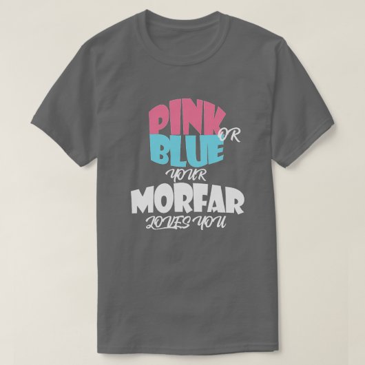 MORFARエッセンティエルのベビー性リビール Tシャツ (デザイン正面)