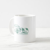 Morg航空機の8 コーヒーマグカップ (正面左)