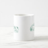Morg航空機の8 コーヒーマグカップ (中央)