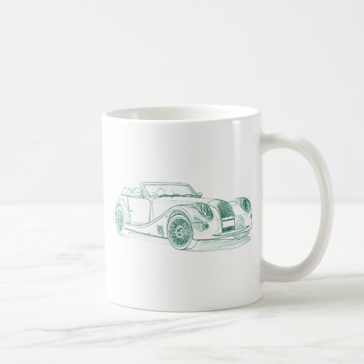 Morg航空機の8 コーヒーマグカップ (右)