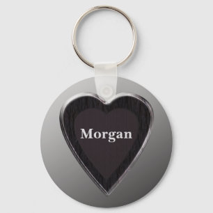 Morgan Heart Keychain by 369MyName キーホルダー