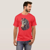 Morgan Horse retro Tシャツ (正面フル)