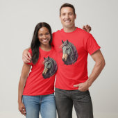 Morgan Horse retro Tシャツ (ユニセックス)