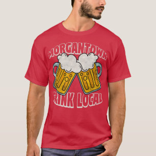 Morgantown Craft Beer, West Virginia Beer Drinker Tシャツ