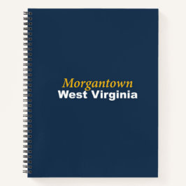 Morgantown, West Virginiaスパイラルノートブック ノートブック