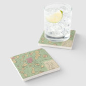 Moriahまたはエルサレムの土地 ストーンコースター (横)