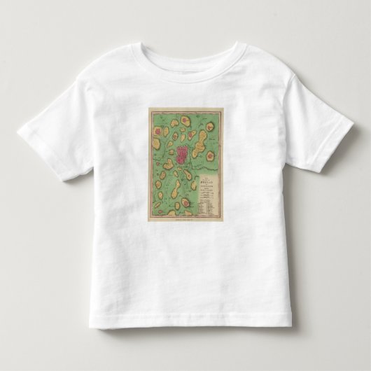 Moriahまたはエルサレムの土地 トドラーTシャツ (正面)