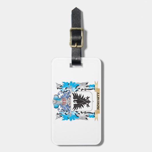 Moriartyの紋章付き外衣-家紋 ラゲッジタグ (正面縦)