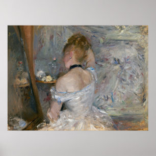 Morisot – トイレで若い女性1880 ポスター